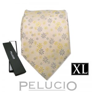 gele-pelucio-bloemen-stropdas-in-xl-uitvoering