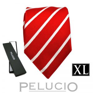 rode-witte-streep-stropdas-van-pelucio-in-xl-uitvoering