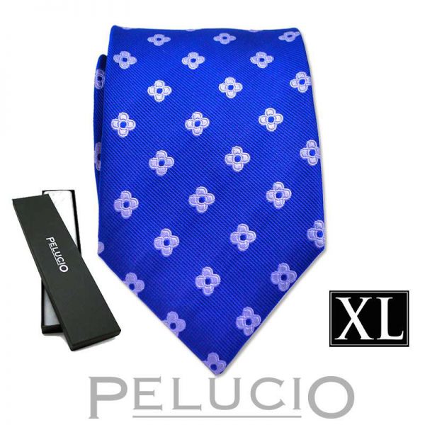 blauwe-pelucio-bloemen-stropdas-in-xl-uitvoering