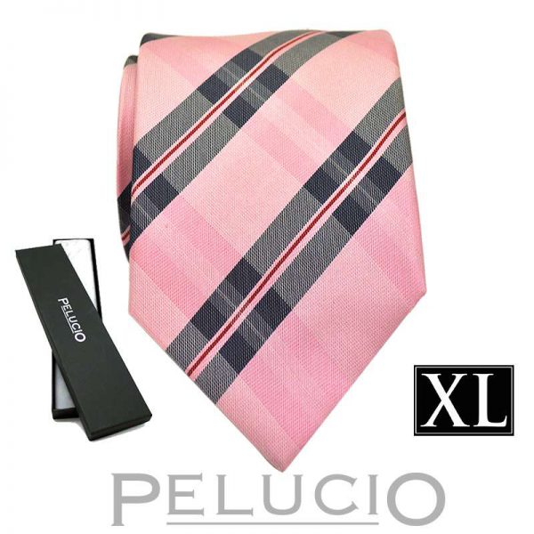 paars-roze-pelucio-ruit-stropdas-in-xl-uitvoering